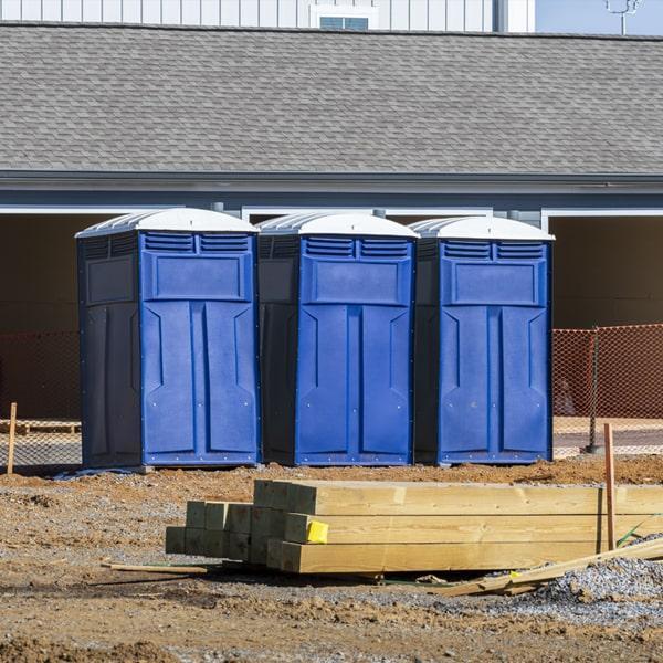 Heavy-duty construction site porta potty in Arvada, Colorado